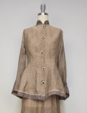 Women's 1900s Suit / Edwardian Walking Suit / Women's Edwardian Suit / Women's Early 1900s Clothing / Linen Suit / Size Small