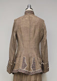 Women's 1900s Suit / Edwardian Walking Suit / Women's Edwardian Suit / Women's Early 1900s Clothing / Linen Suit / Size Small
