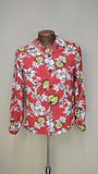 1940s Hawaiian Shirt / Vintage Hawaiian / Rayon Hawaiian Shirt / Aloha Shirt / Size Men's Small