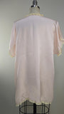 1930s Bed Jacket / Pink Silk Jacket / 1930s Blouse / Vintage Loungewear / Vintage Lingerie / Size Medium - Large