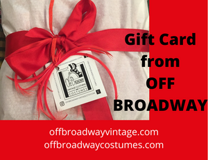 OFF BROADWAY GIFT CARD