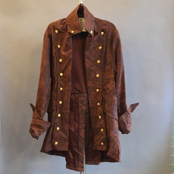 Long Sleeve Brown Pirate Coat