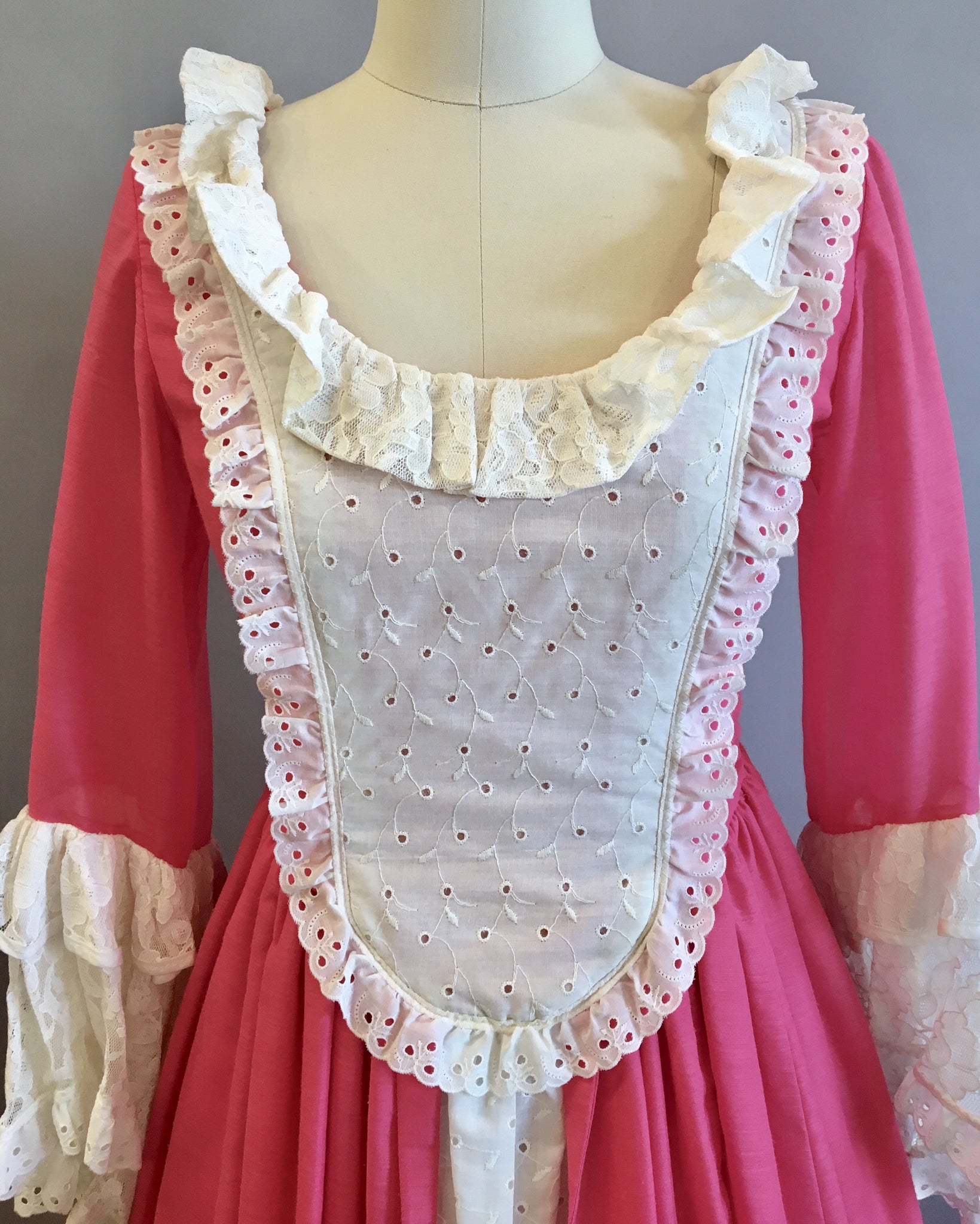 Pink Colonial Dress/Hamilton Costume – Off Broadway Vintage & Costumes