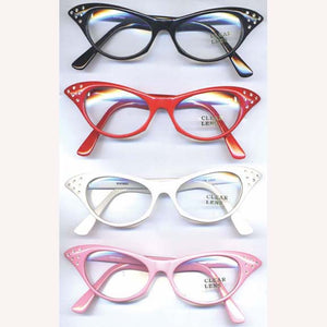 Cat Eye Glasses - Clear and Dark