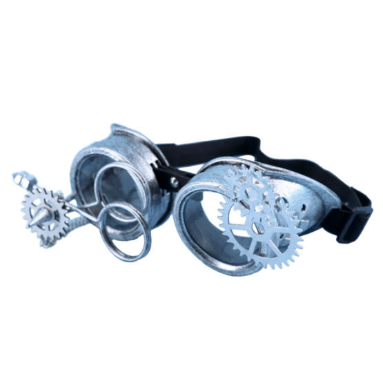 metal steampunk goggles Steampunk goggles with gears – Off Broadway Vintage & Costumes