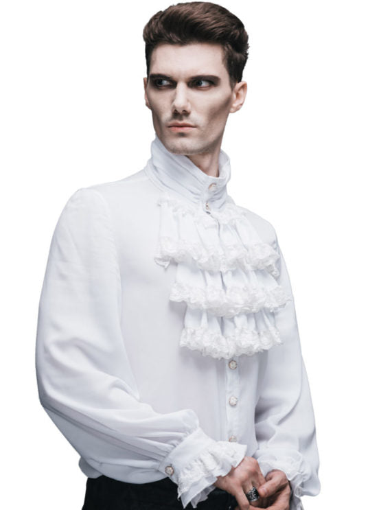 White Gothic Shirt – Off Broadway Vintage & Costumes